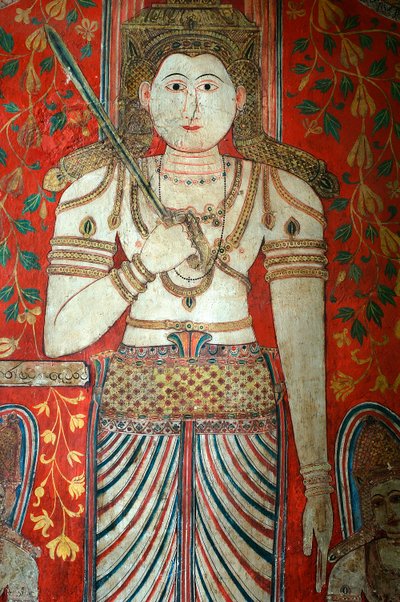 Mural on the Walls of Kelaniya Temple, Kelaniya Vihara, Sri Lanka by Unknown